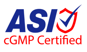 ASI cGMP Certified Logo